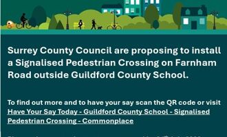 Proposed Crossing outside Guildford County School - Road Safety Consultation